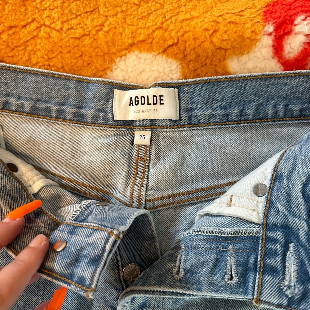 AGOLDE Parker Long Short High Waisted Size 26